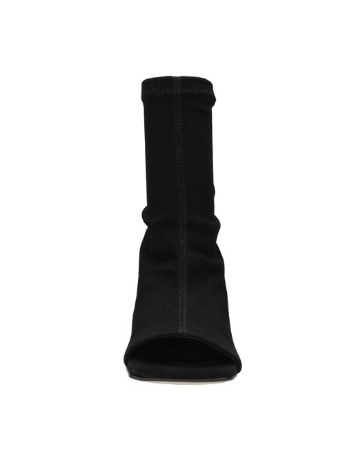 Tronchetti open-toe in denim elasticizzato VIC MATIE' | 1G3854D_G46G030101NERO